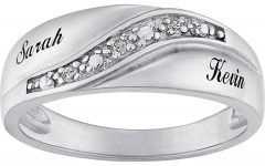 Silver Wedding Bands for Him