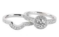 Diamond Engagement and Wedding Rings Sets