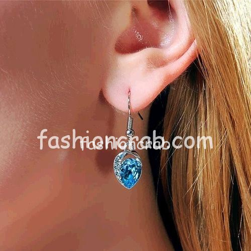 Blue Crystal Long Earring-03