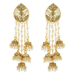 FashionCrab Alloy Gold Earrings for girls