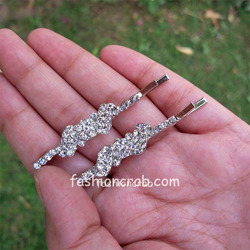 Rhinestone Crystal Hair Pins for Party