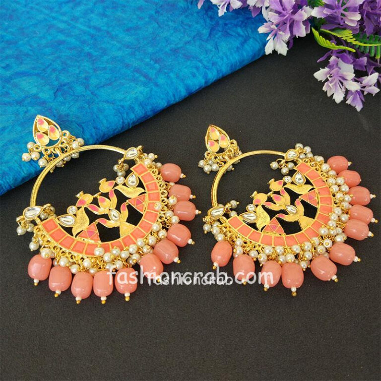 AI108 - Jhumka Bali meenakari Earring
