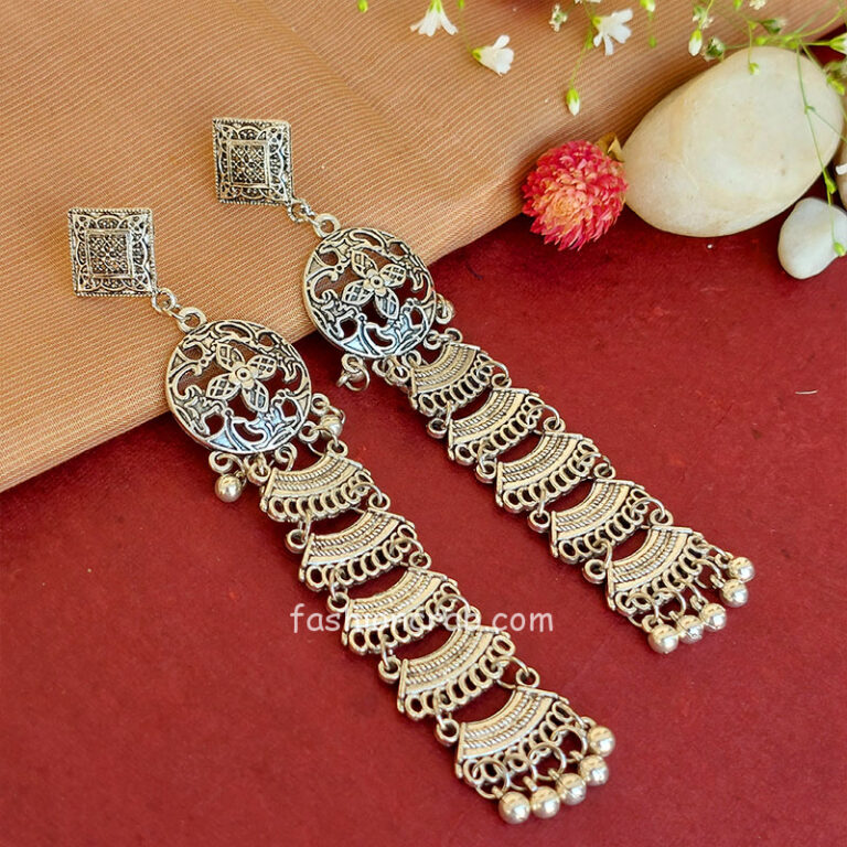 Traditional Peacock Design Earrings for Women