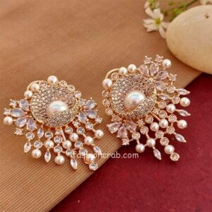 Rose Gold Earrings for Wedding