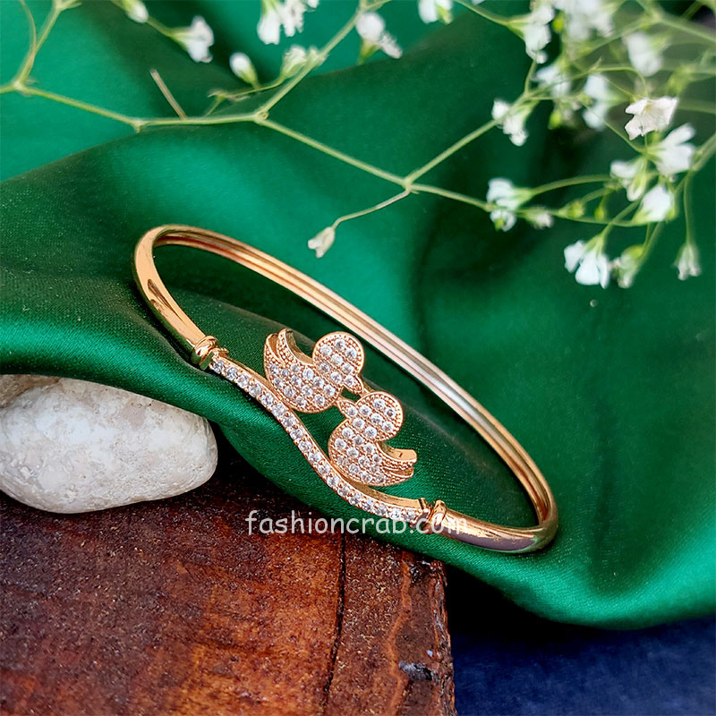 Rose Gold Fancy Bird Bracelet for Women
