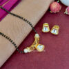 Traditional Kundan Mangalsutra with Earrings for Women