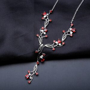 Red Garnet Gemstone Necklaces