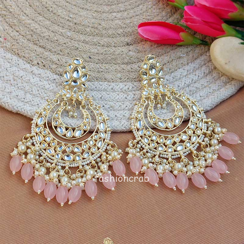 Jadau Kundan Chandbali Earring | Indian Traditional Jewelry In USA | Gift idea