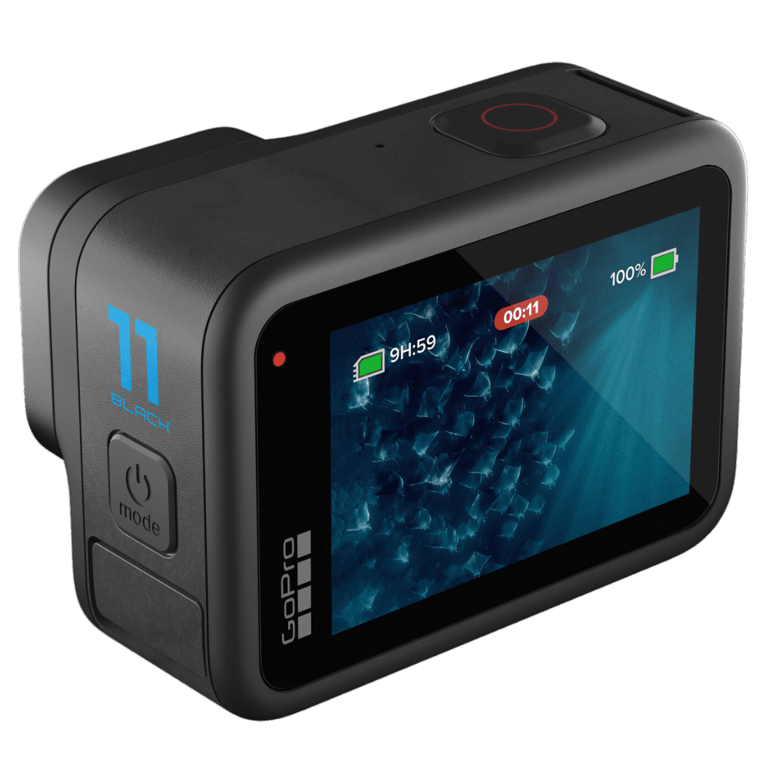 These are product images of GoPro Hero 11 on rent by SharePal.