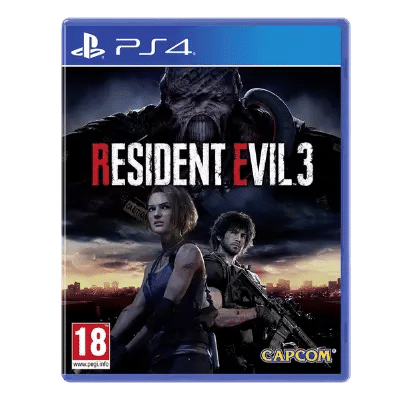 These are product images of Resident Evil 3 PS4 by SharePal.