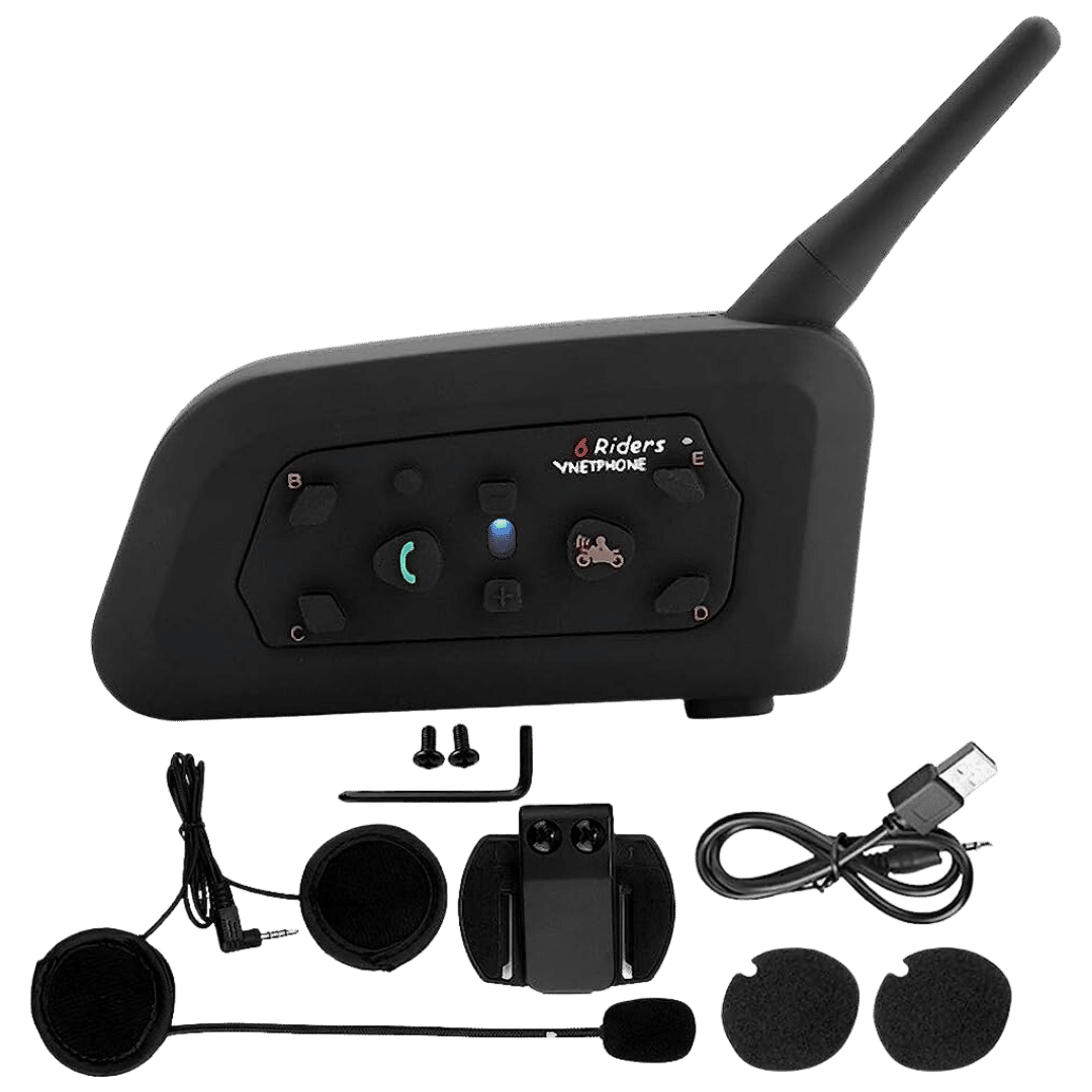 This is an image of HD VNETPHONE V6 Motorcycle Intercom on rent offered by SharePal.in
