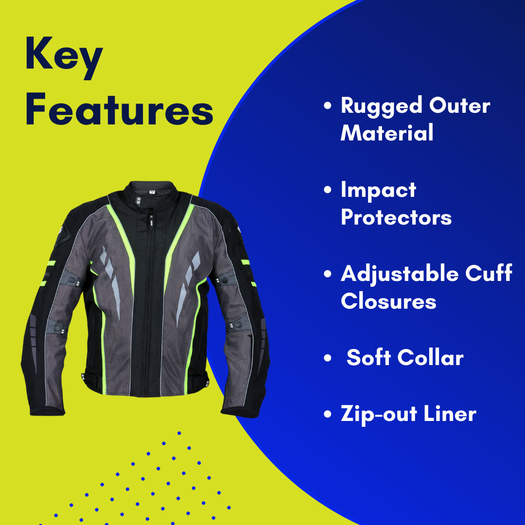 These are product images of Women Riding Jacket on rent by SharePal in Bangalore.