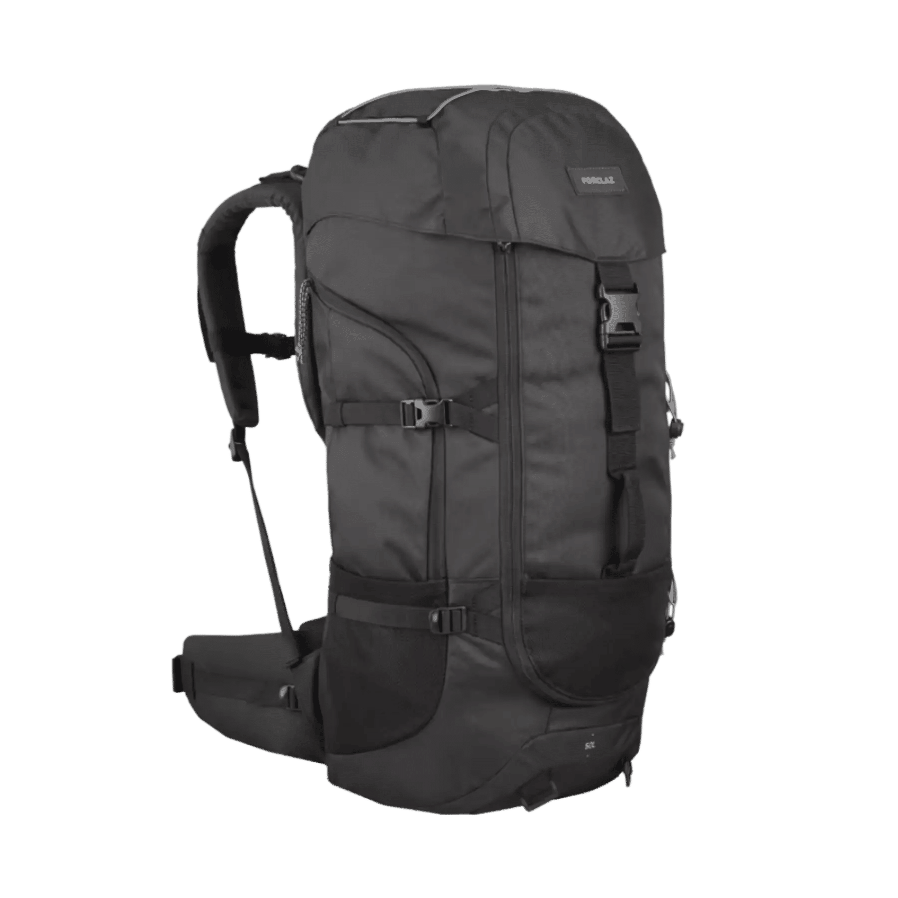 These are product images of 50L Backpack on rent by SharePal.