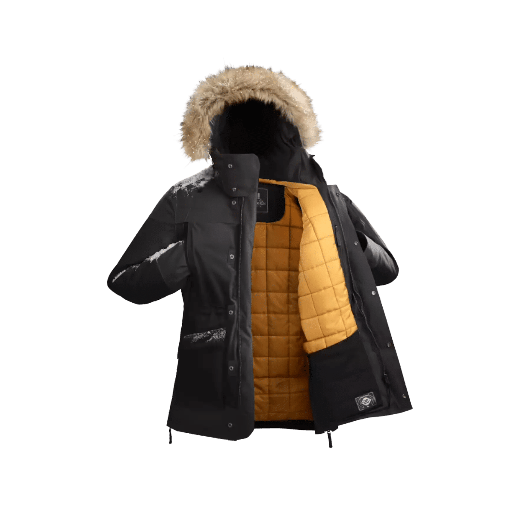 These are product images of Men Parka Jacket on rent by SharePal.