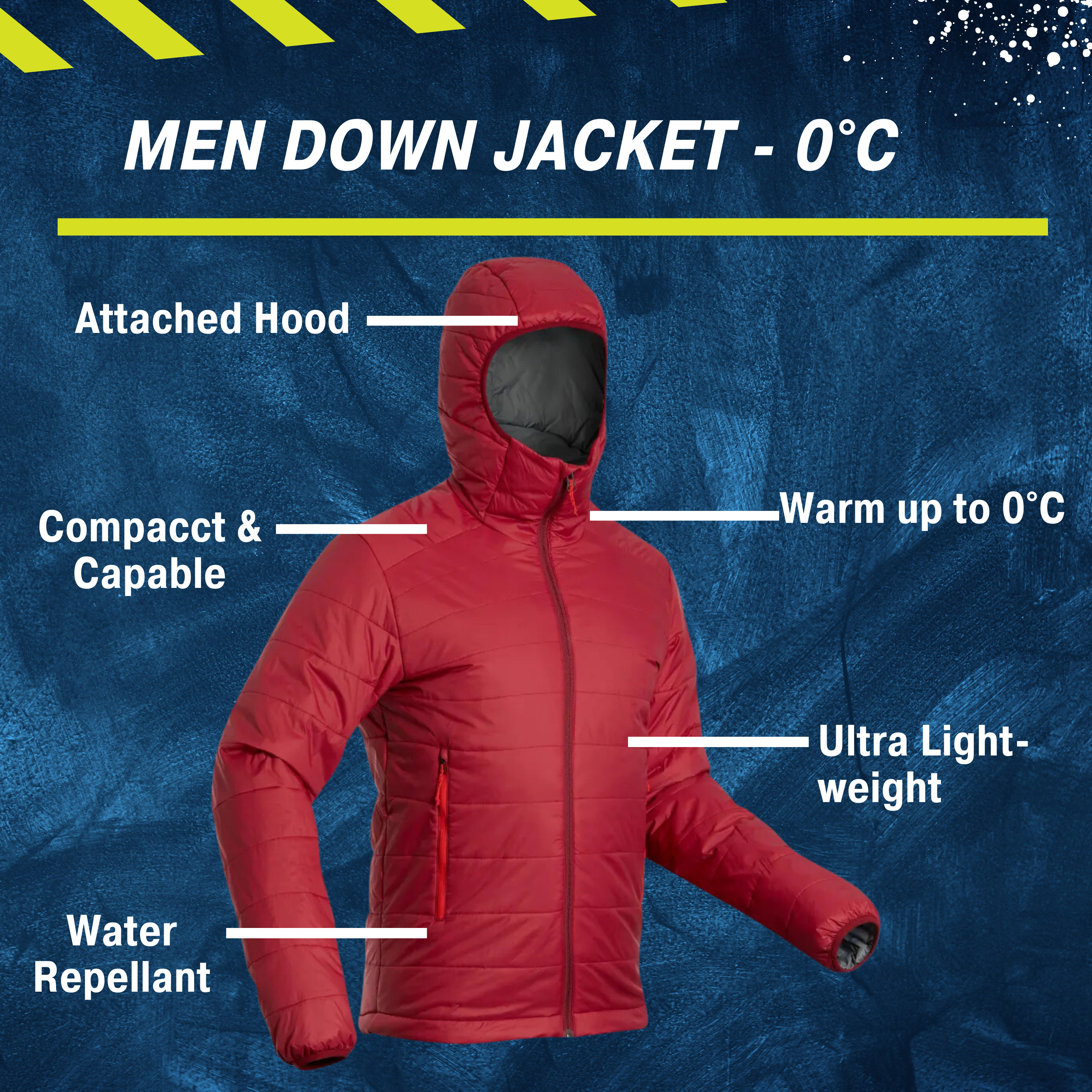 These are product images of Men Down Jacket on rent by SharePal.
