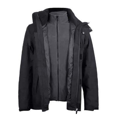 These are product images of Men 3x1 Jacket on rent by SharePal.