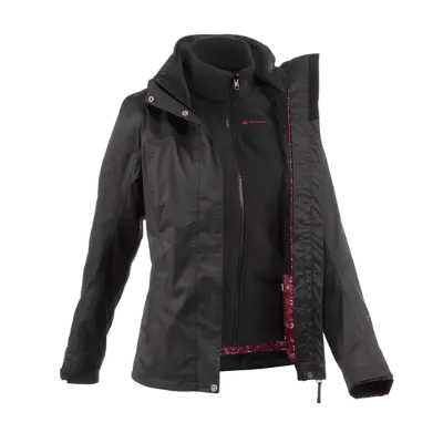 These are product images of Women 3x1 Jacket on rent by SharePal.