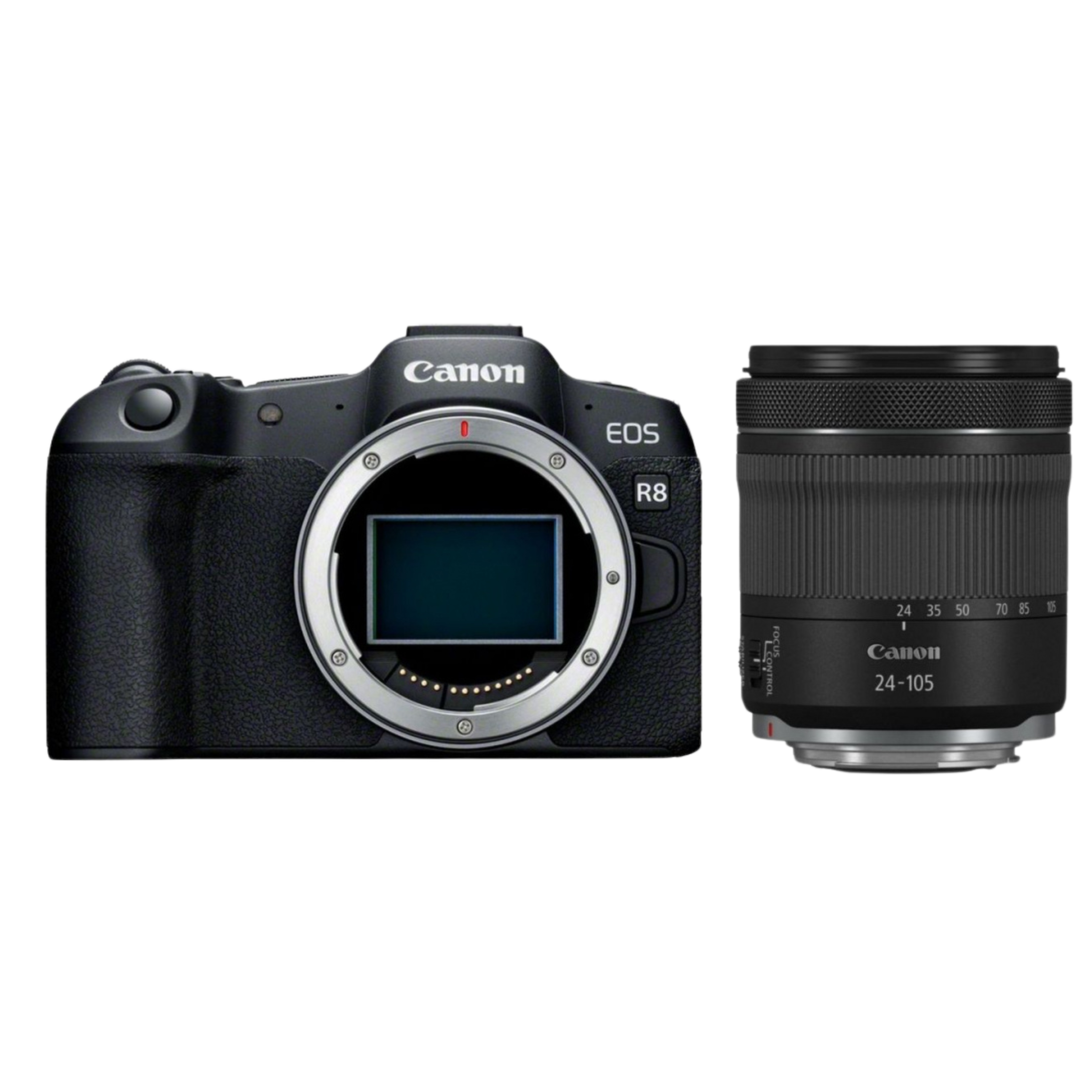 This is an image of Canon EOS R8 on rent offered by SharePal.in