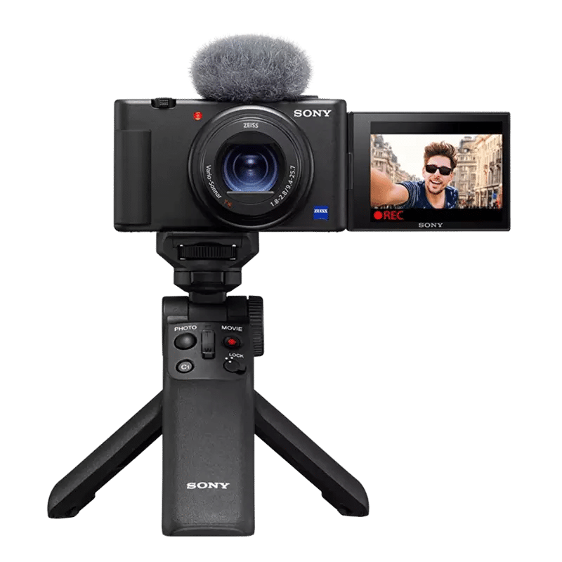 These are product images of Sony ZV1 Vlogging Camera Creator Kit on rent by SharePal in Bangalore.