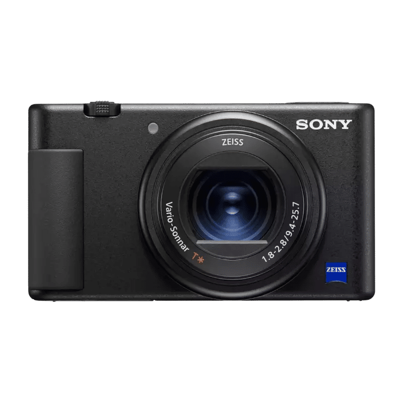 These are product images of Sony ZV1 Vlogging Camera Creator Kit on rent by SharePal.