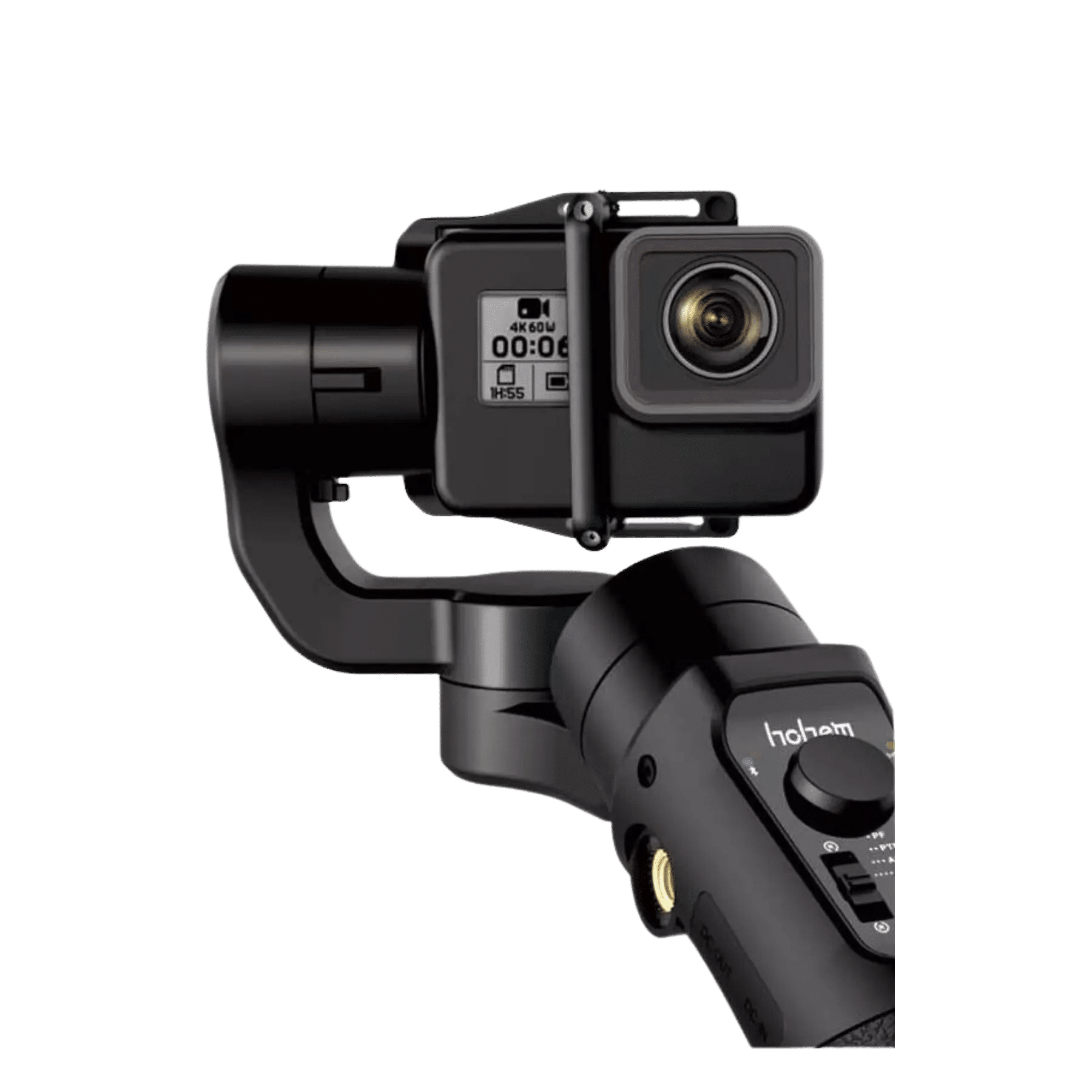 These are product images of Hohem iSteady Pro 4 Gimbal on rent by SharePal.