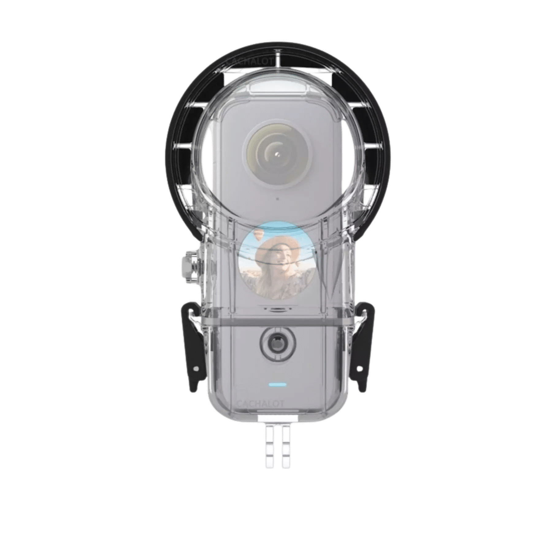 These are product images of Insta360 X2 Scuba Suit by SharePal in Bangalore.
