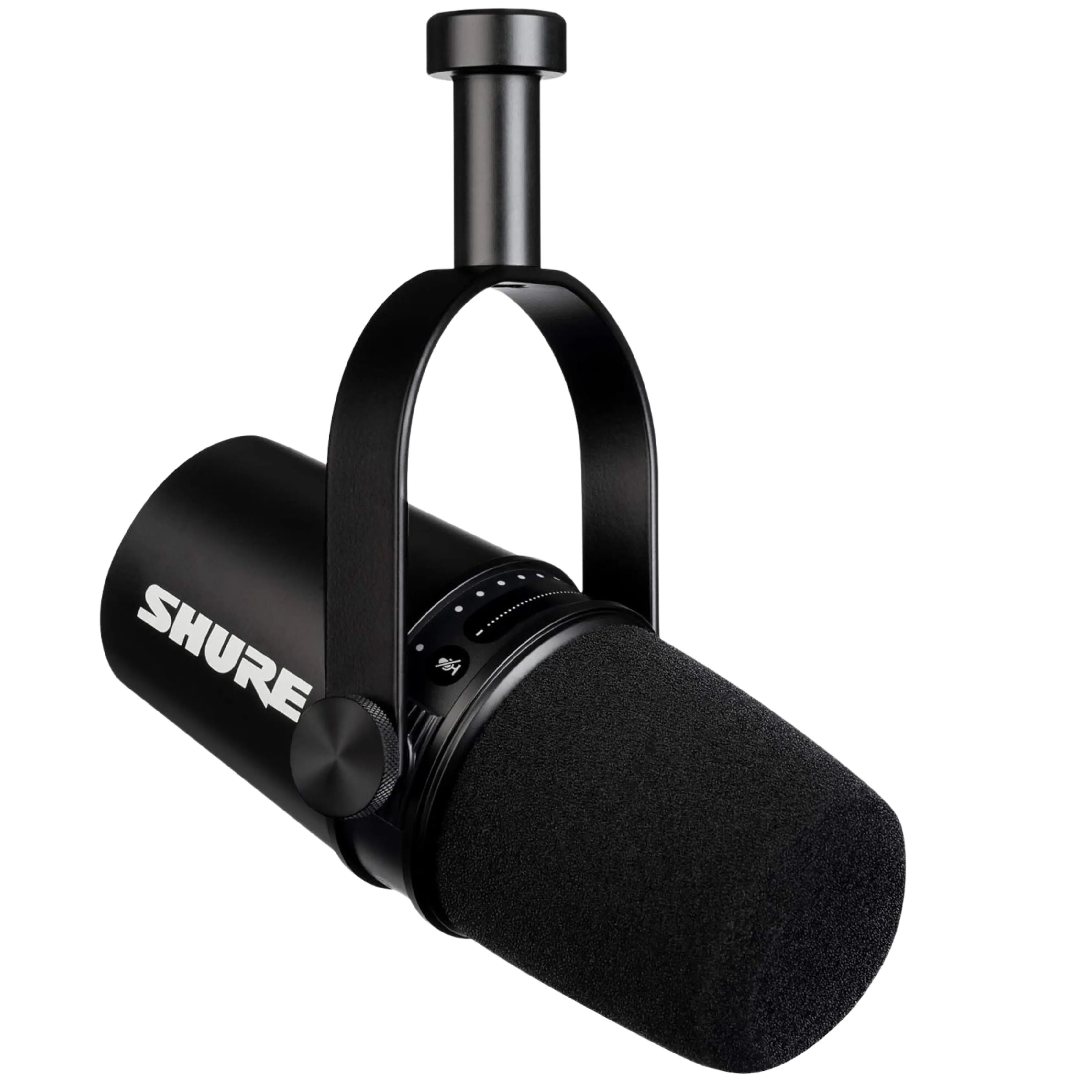 This is an image of Shure USB Podcast Mic on rent offerred by SharePal.in