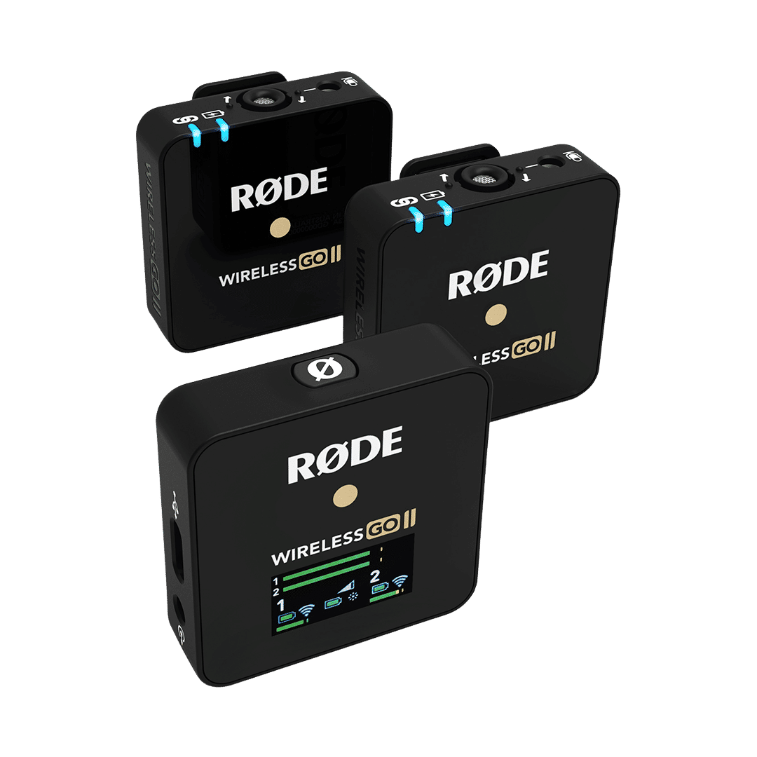 These are product images of Rode Wireless Go II by SharePal.