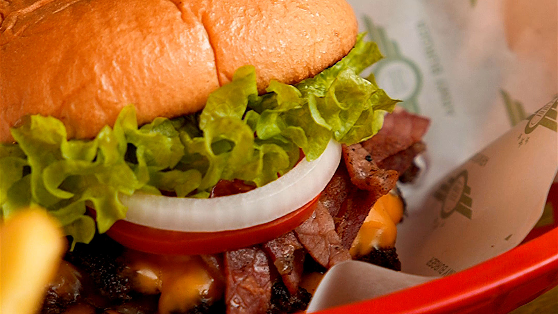 Army Burger signature burger, featured in Behind the Burger episode 1