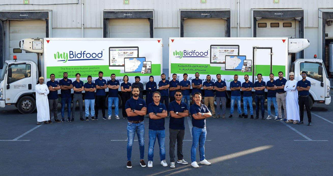 The Bidfood Oman team in Muscat