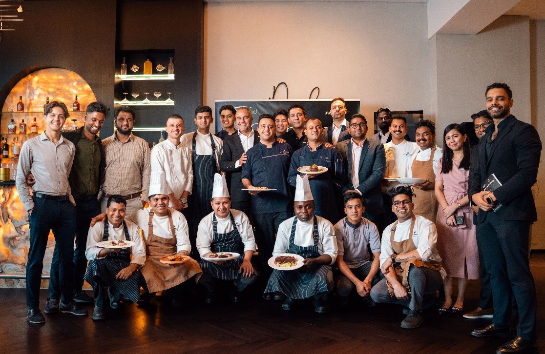 Bidfood and JW Marriott Muscat culinary teams at the Bidfood Culinary Challenge