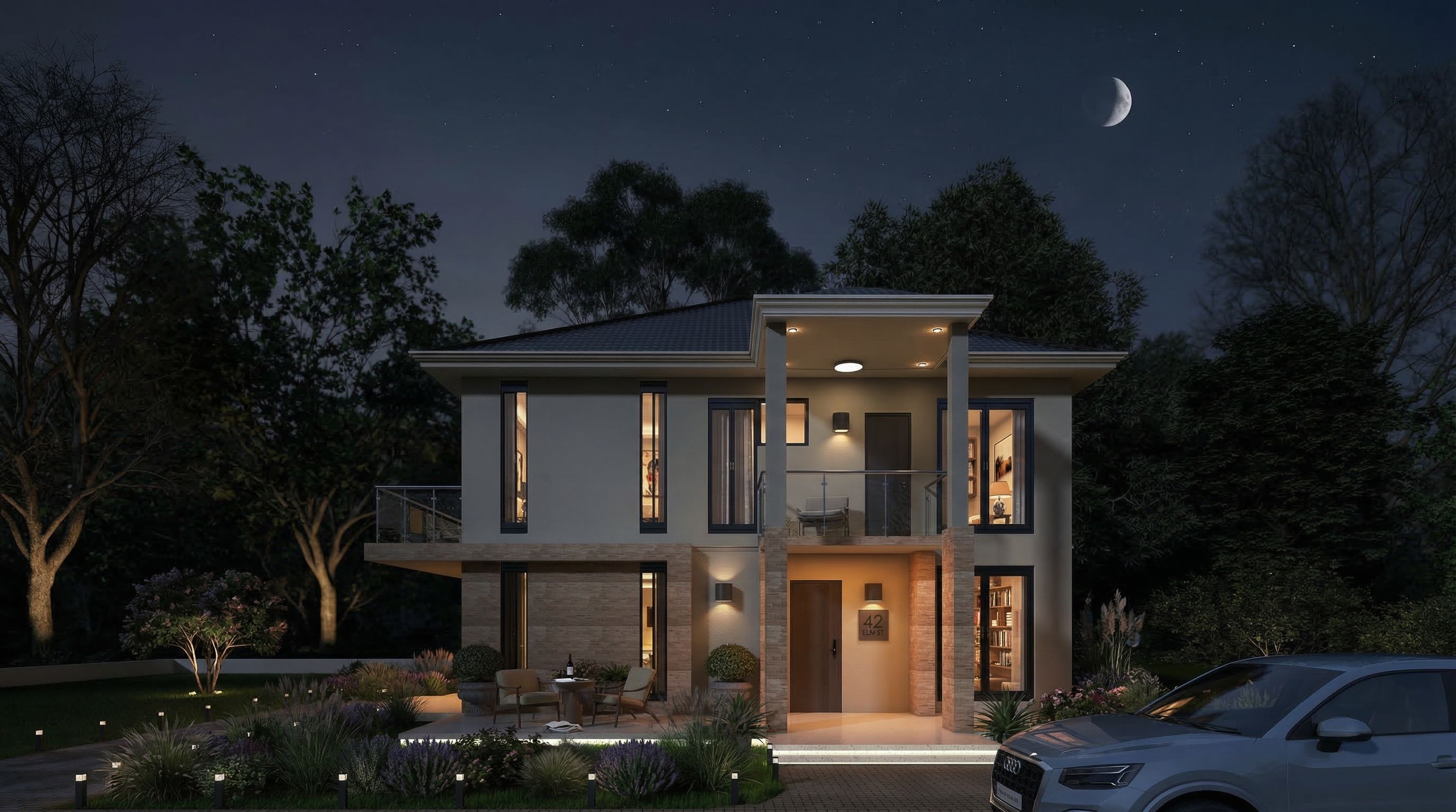 Night Exterior Shot
