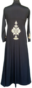 Embroidery black abaya