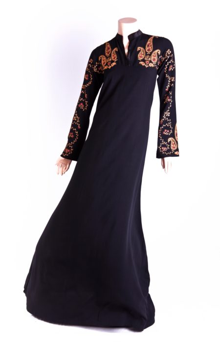 Paisley Sleeves Abaya