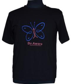 Be Aware Embroidered t-shirt.