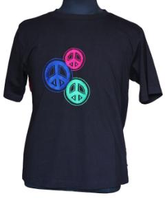 Peace Embroidered t-shirt