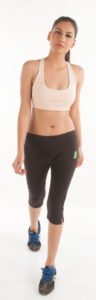 Yoga and sports bra in organic cotton or bamboo