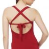 Bamboo lycra  tie back yoga exercise top - Image 8