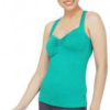 Bamboo lycra  tie back yoga exercise top