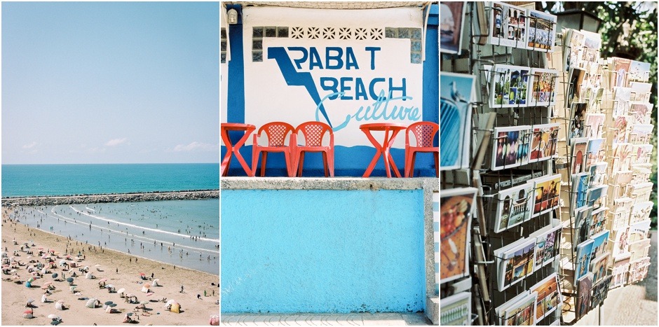Rabat beach images, of Rabat Beach Shack, postcards and the beach