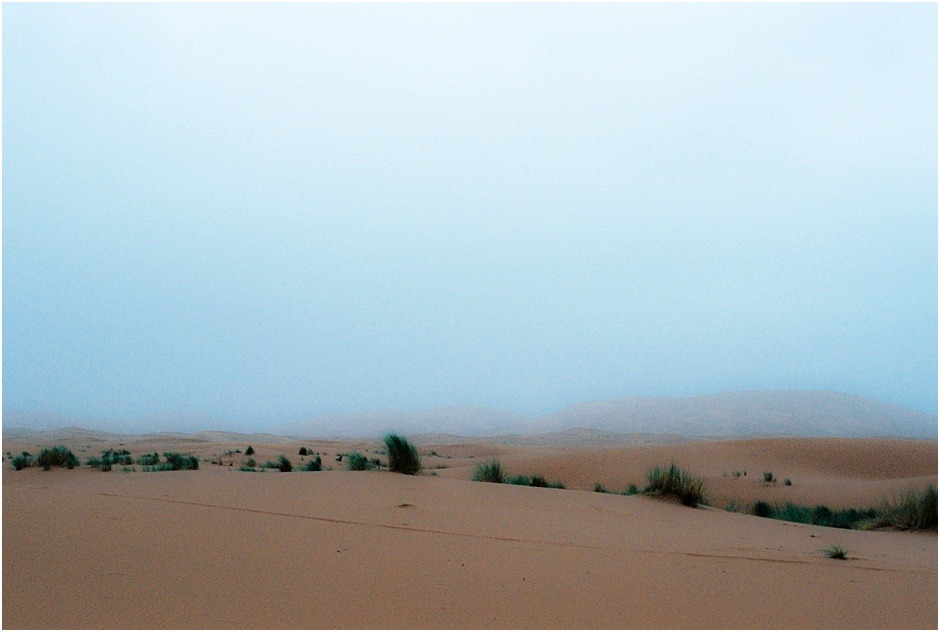 Sahara Desert and dawn