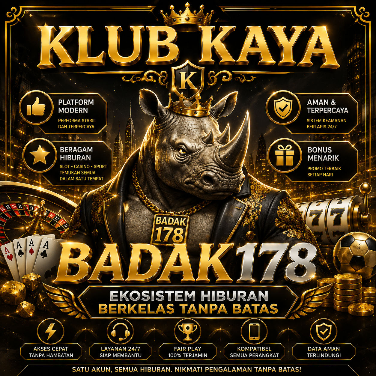 BADAK178 | Ekosistem Hiburan Berkelas Tanpa Batas