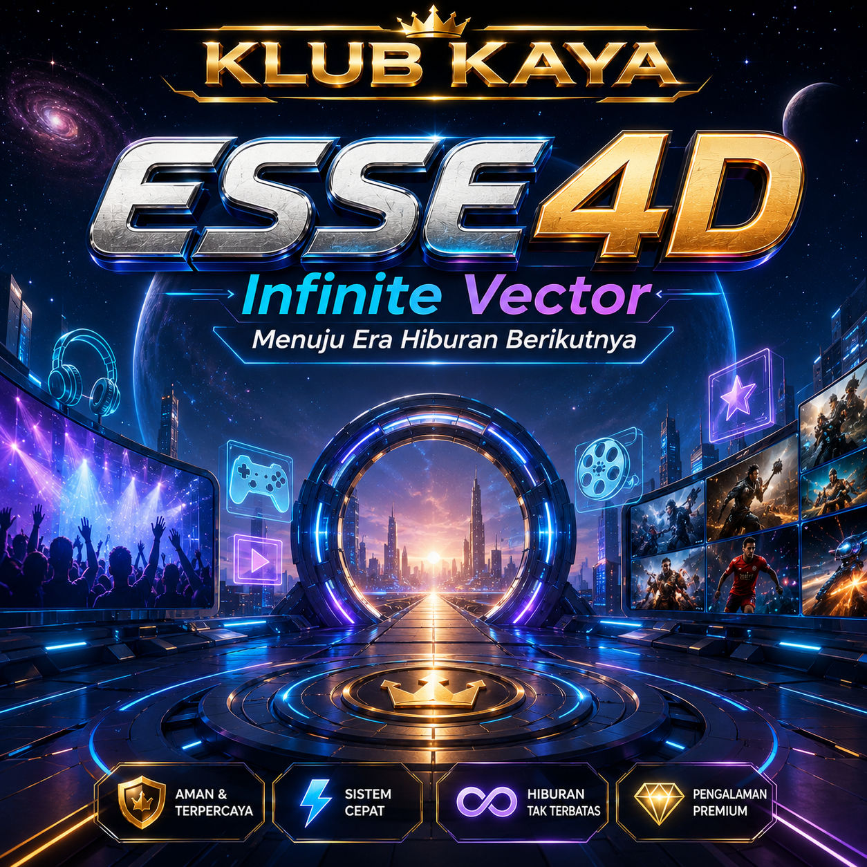 ESSE4D Infinite Vector - Platform Hiburan Digital