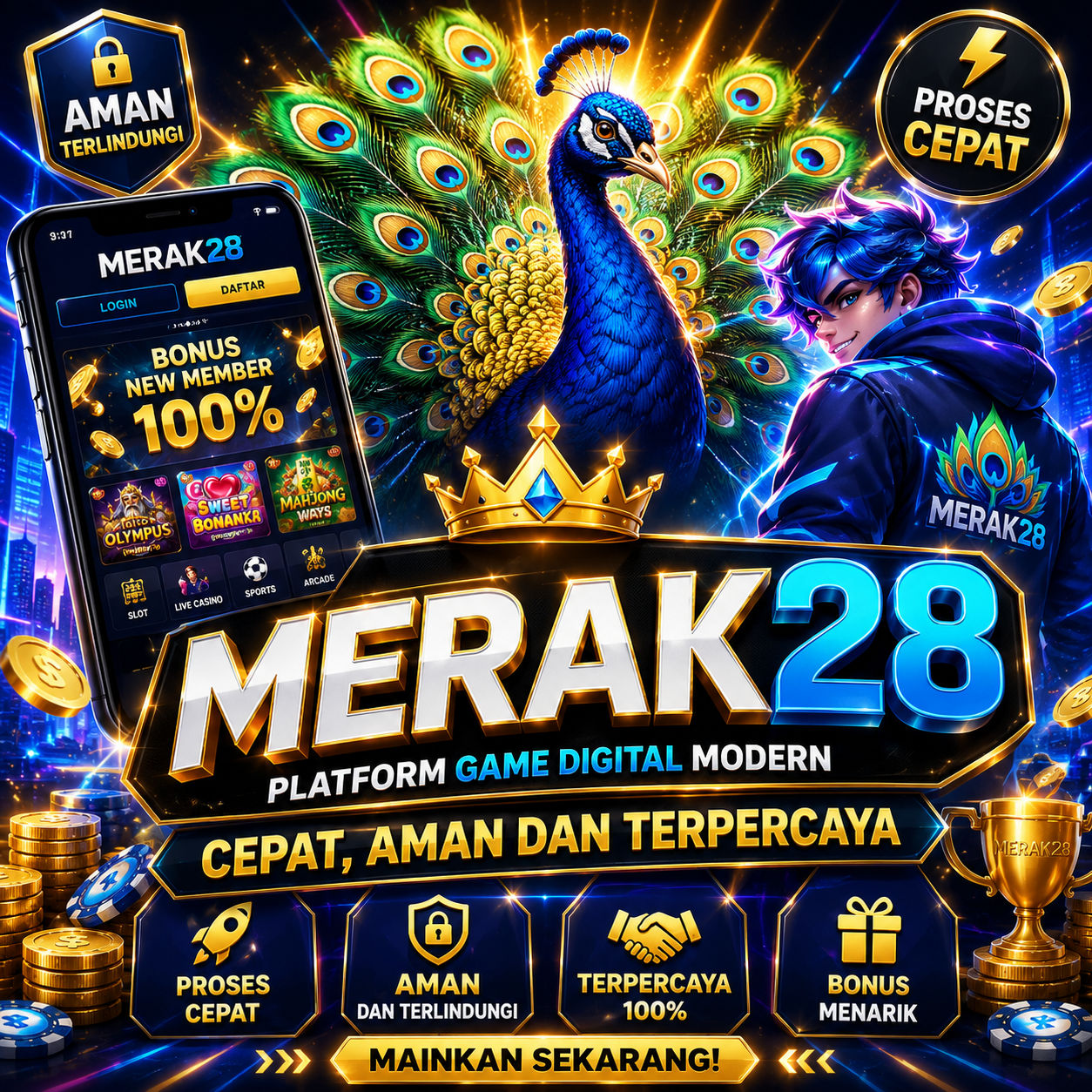 MERAK28 | Platform Game Digital Modern Cepat, Aman dan Terpercaya