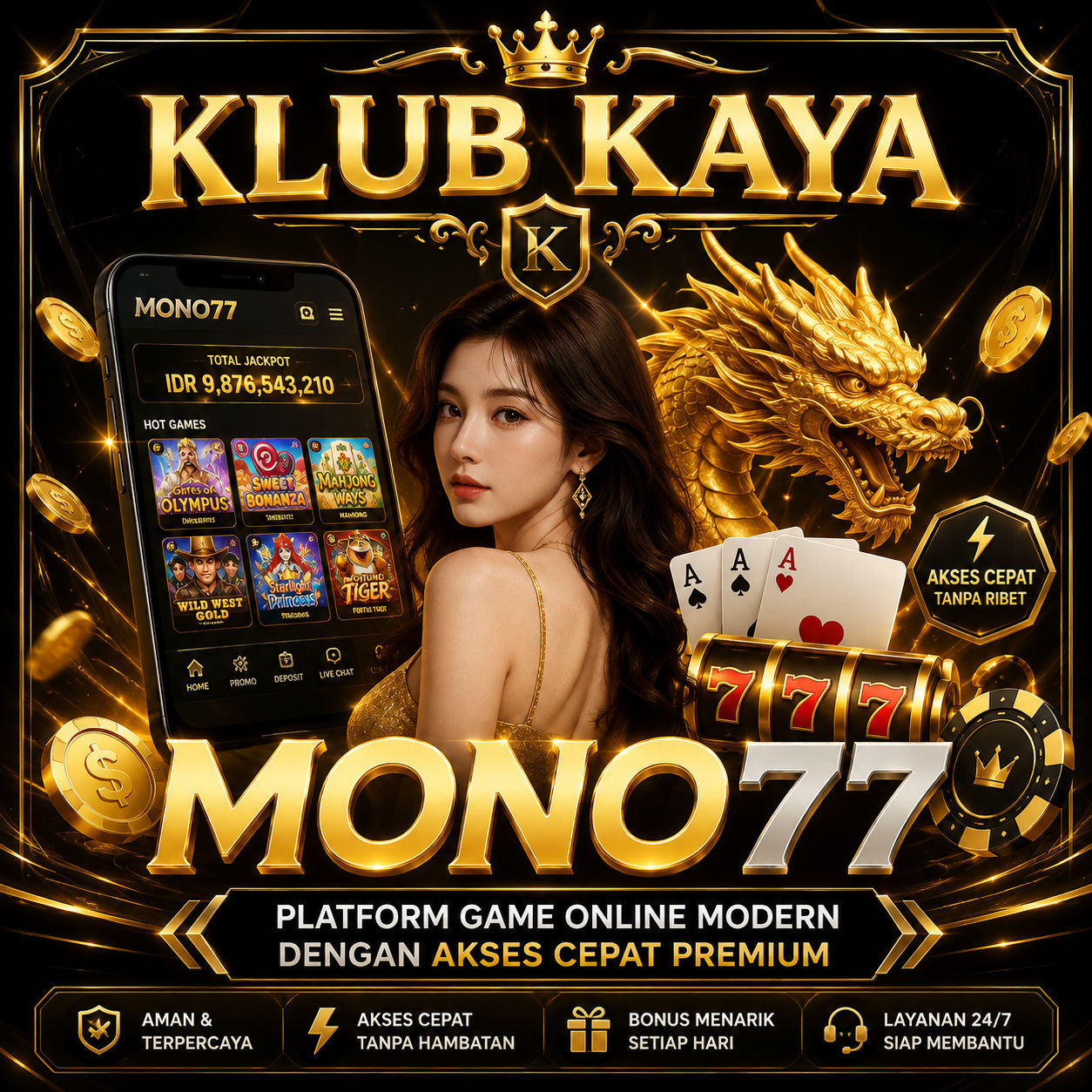MONO77 | Platform Game Online Modern dengan Akses Cepat Premium