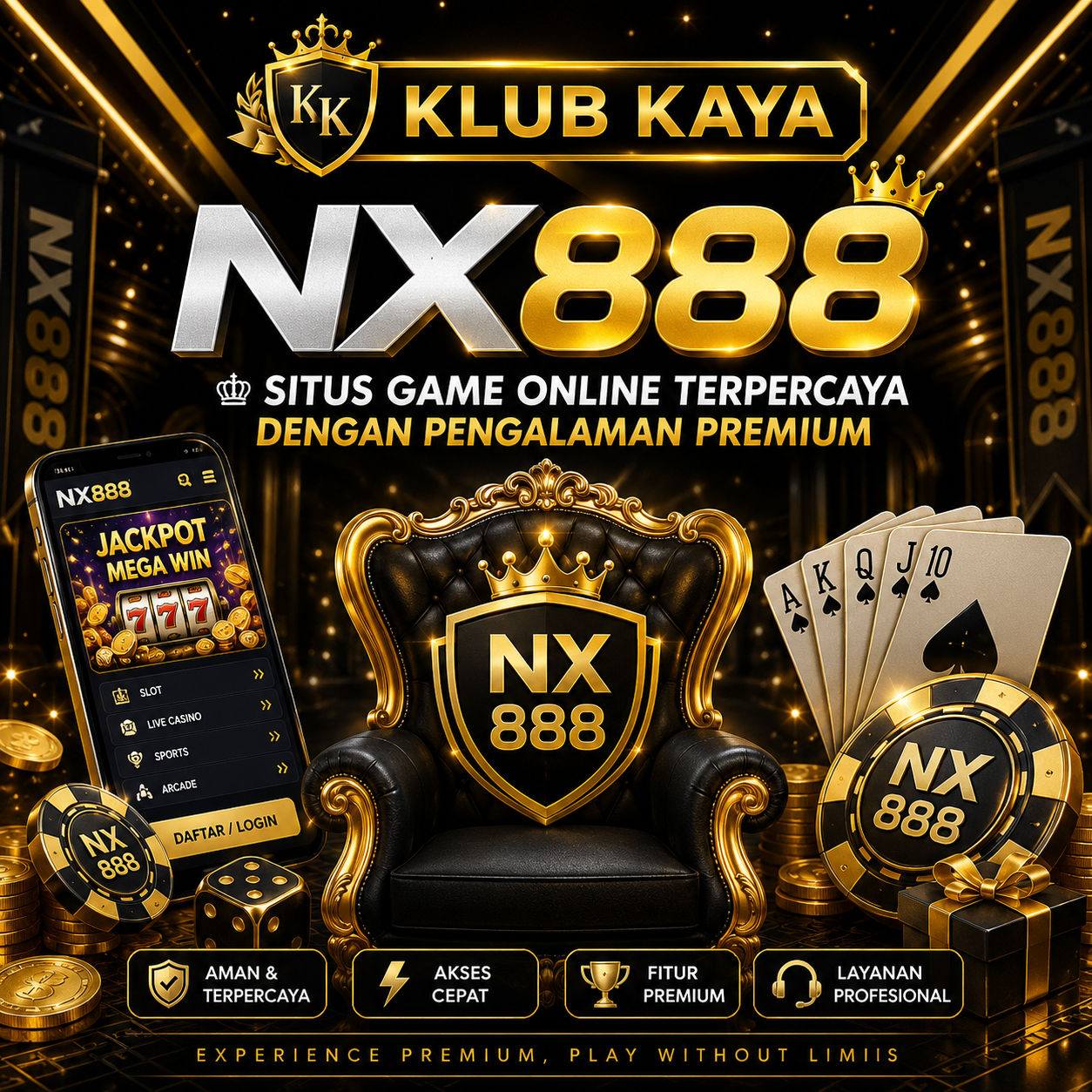 NX888 ♚ Situs Game Online Terpercaya dengan Pengalaman Premium
