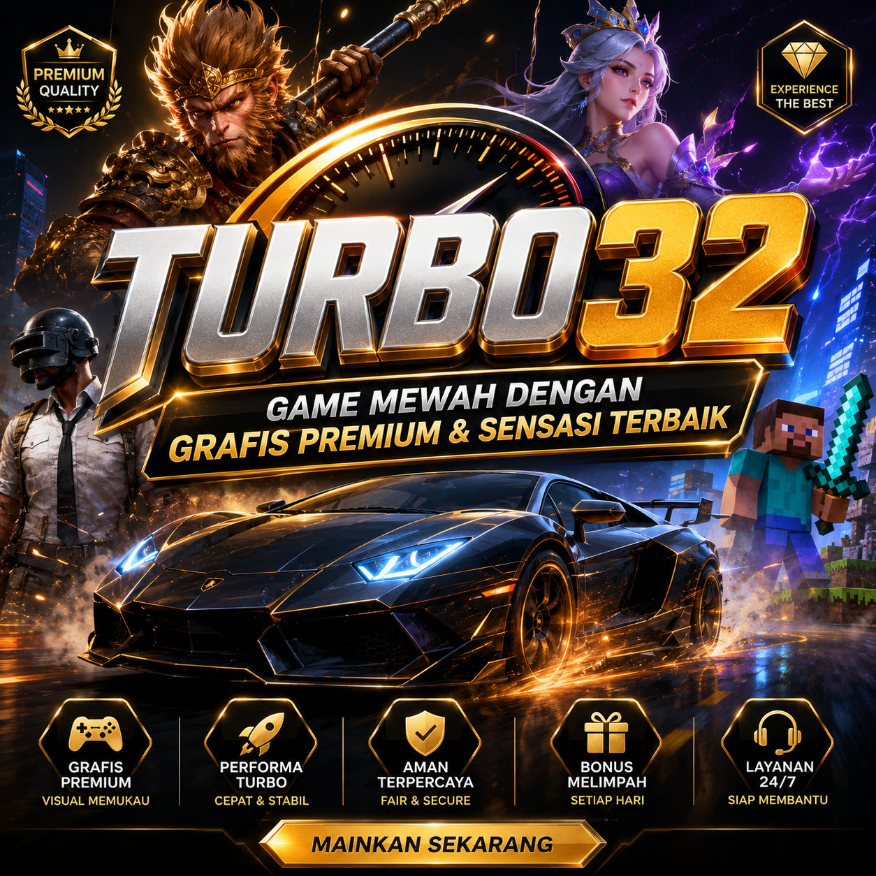 TURBO32 | Game Mewah dengan Grafis Premium & Sensasi Terbaik