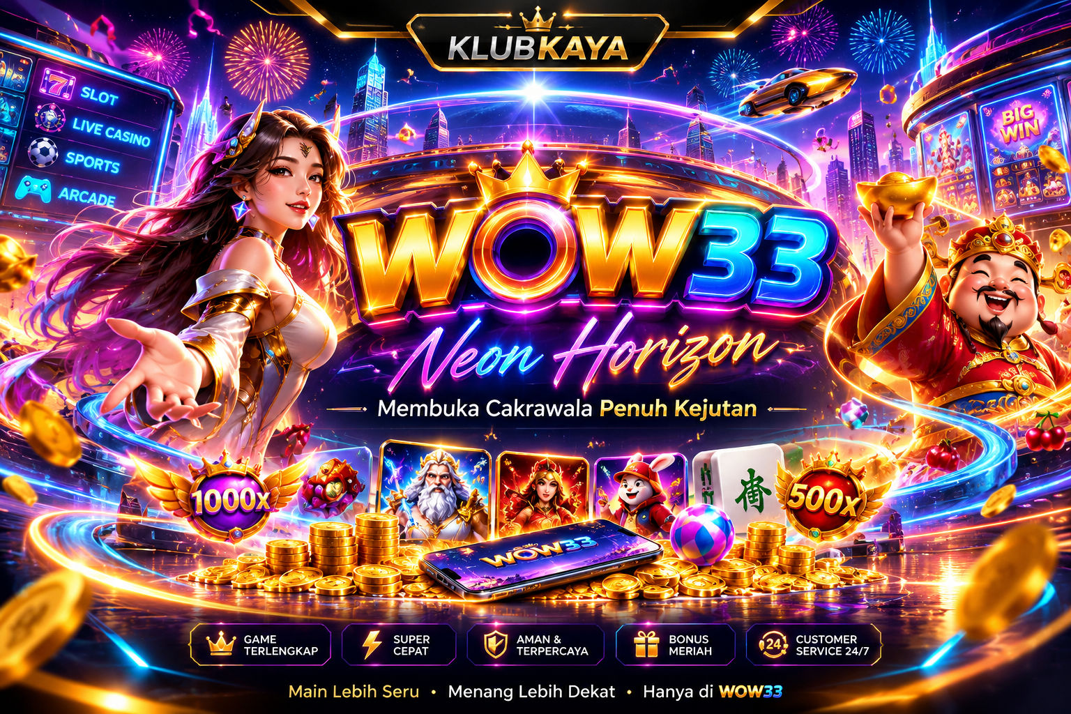 WOW33 Infinite Vector - Platform Hiburan Digital