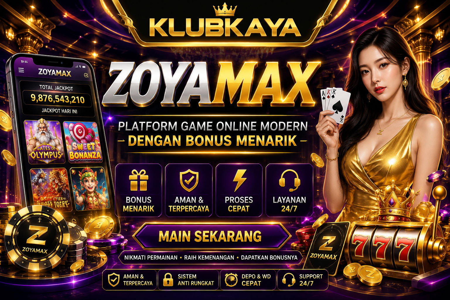 ZOYAMAX | Platform Game Online Modern dengan Bonus Menarik