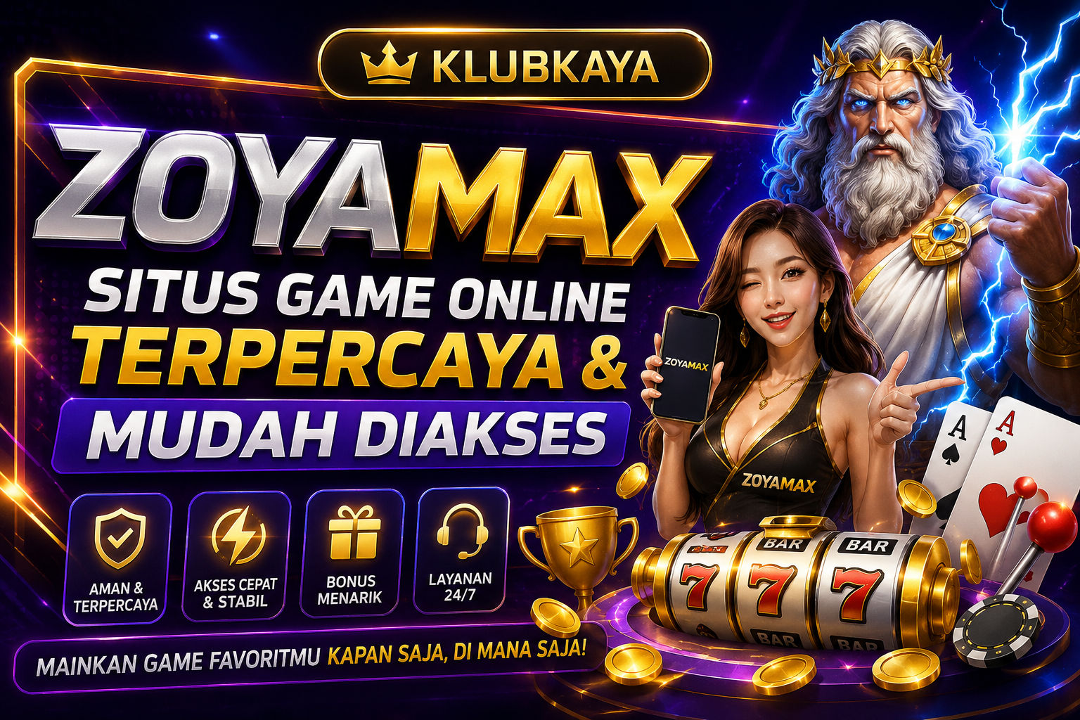 ZOYAMAX | Situs Game Online Terpercaya & Mudah Diakses